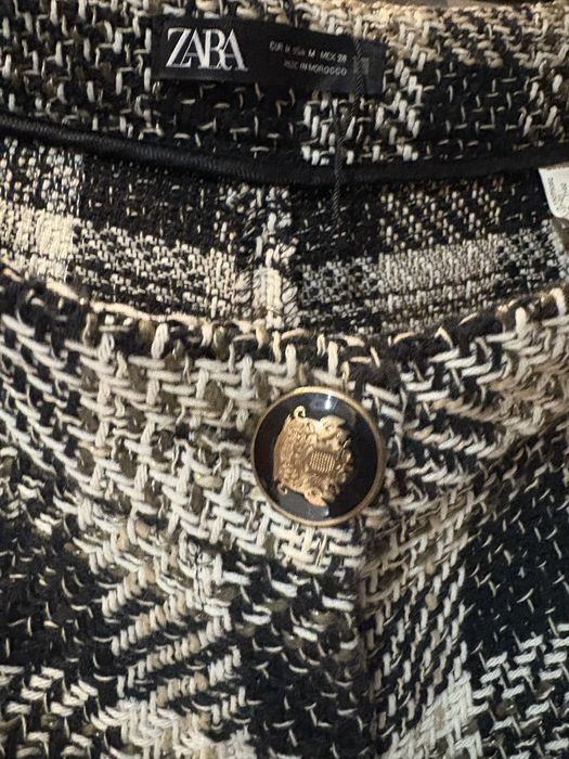 Pantaloni scurti Zara din tricot, marimea M