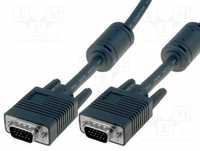 Cablu prelungitor VGA-VGA / Tata-Tata, dubluecranat 10m/1.8m