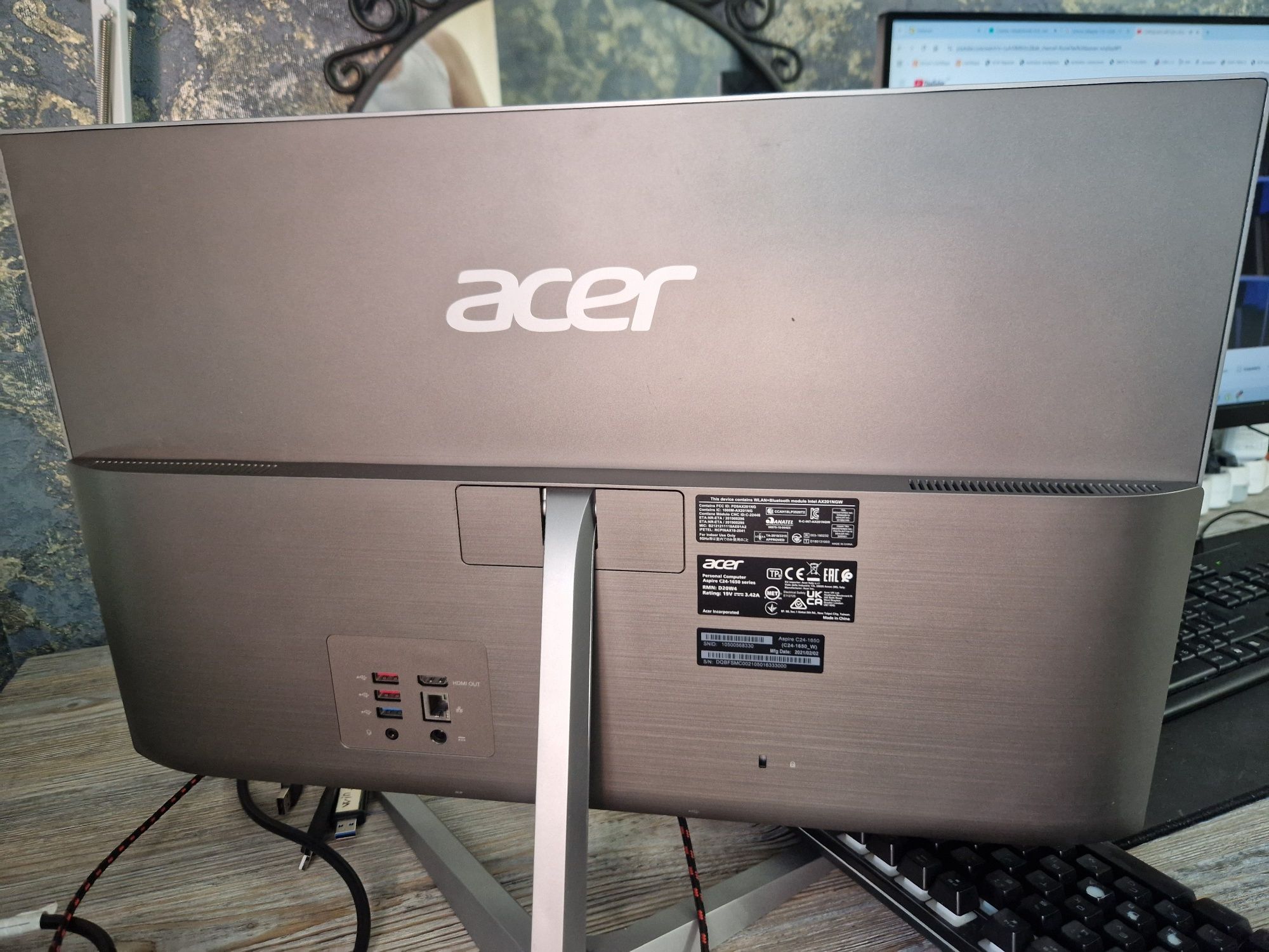 Мощный Моноблок  Corei5/ОЗУ 32 гб/ Acer Aspire C24-1650