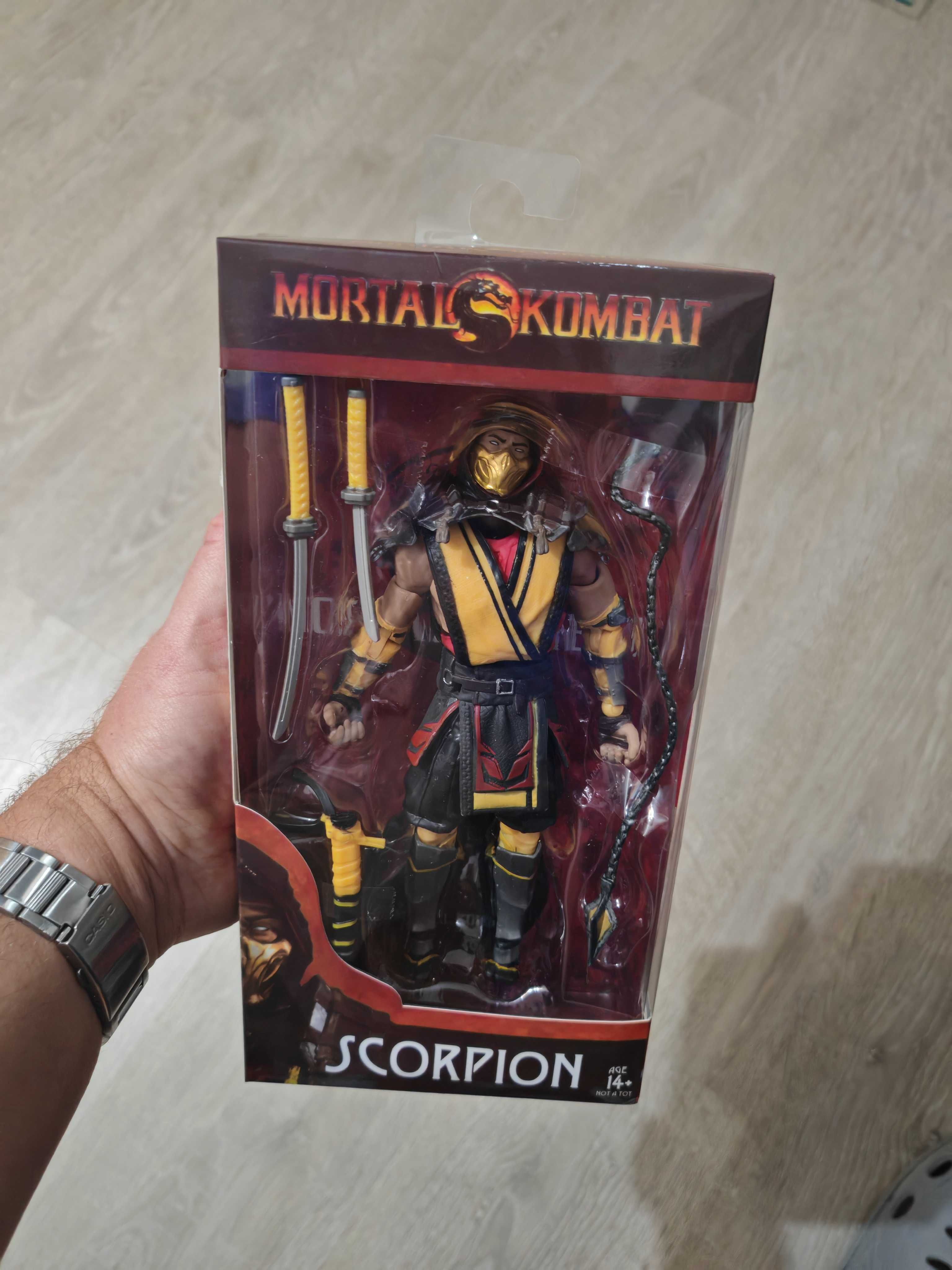 Figurine / Action Figure Mortal Kombat / MK 11 Scorpion & Kotal Kahn