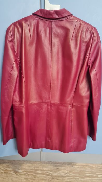 Дамско италянско сако от естествена кожа Napa,  размер между М и L