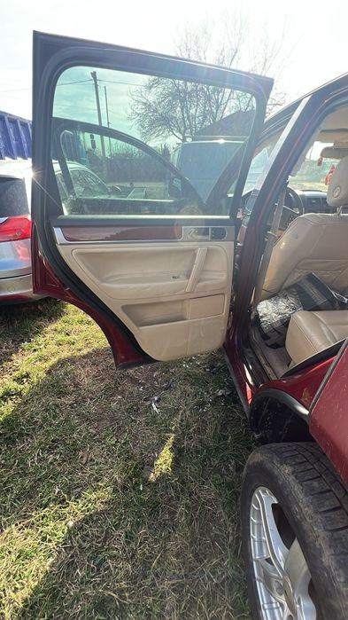 Interior piele cream cu memorii. centuri cu memorie pentru touareg