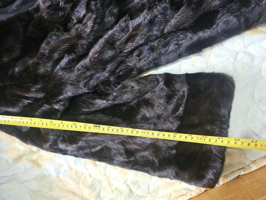 Палто естествен косъм