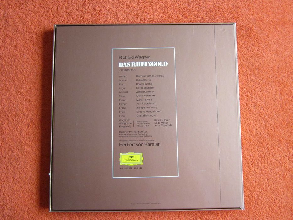 cadou deosebit rar Das Rheingold (Aurul Rinului) Wagner Karajan 1970