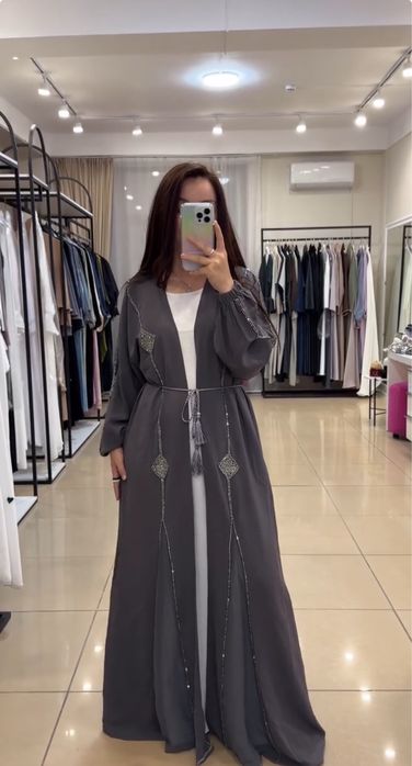 Двойка платье с абайкой, шикарный вариант на той