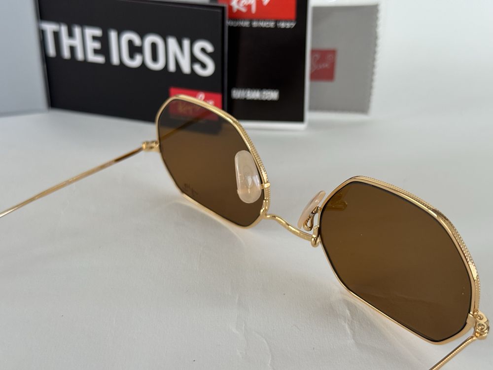 Ochelari de soare Ray Ban 3556 Octagonal Legend Noi