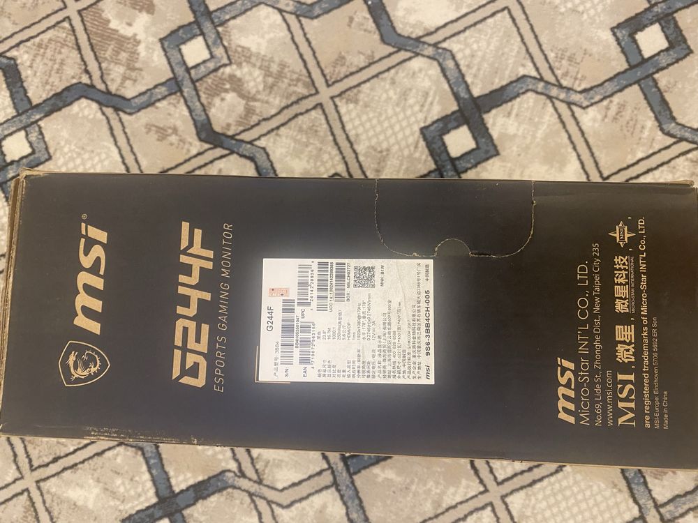 Gigabyte G244F 23.8” Gaming Monitor – 170Hz, IPS, Ideal holati