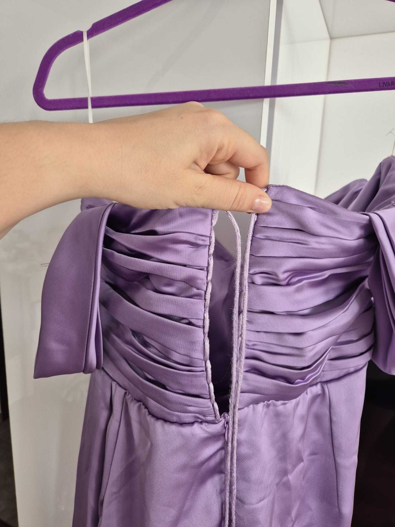 Rochie de seara NOUA mov Ana Radu pe corset marime L