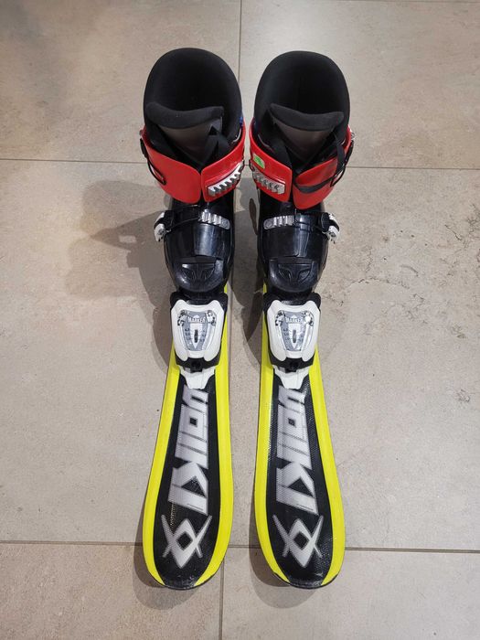 Ski copii 80c Völkl si clapari Atomic 18,5 (marime 29) bonus ochelari