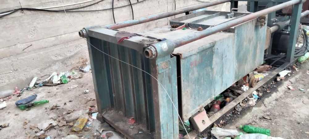 Пресс горизонтальный для шерсти, пэт бутылки, полиэти