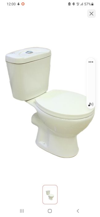 Продам новый унитаз с крышкой