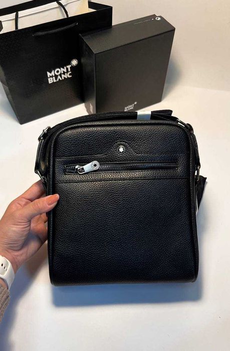 Mont blanc Geantă pentru bărbați, piele 2033