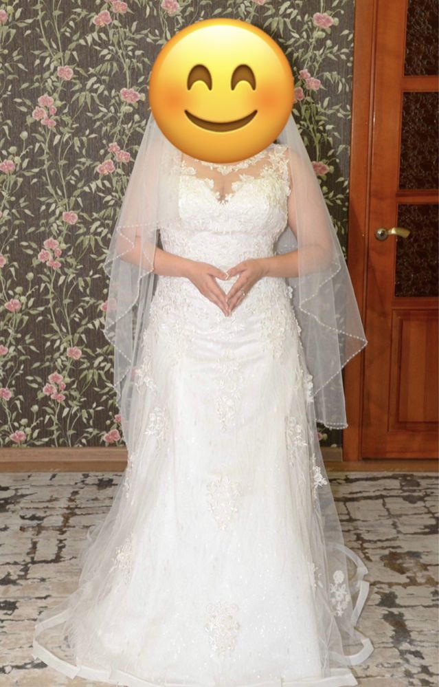 Красивое свадебное платье трансформер Алматы