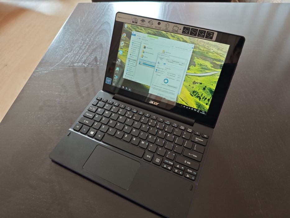 Лаптоп/таблет acer 2в1 windows 10 две в едно
