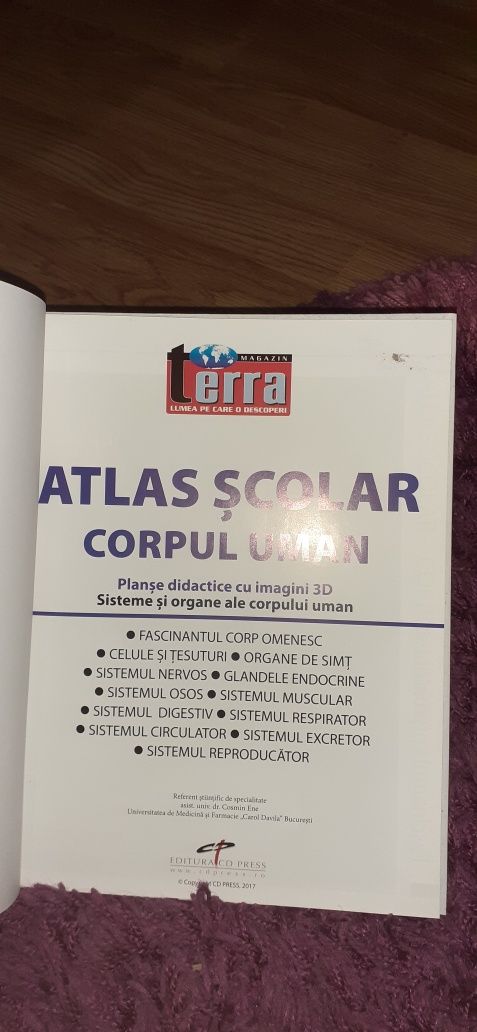 Atlas scolar de biologie  clasa 7