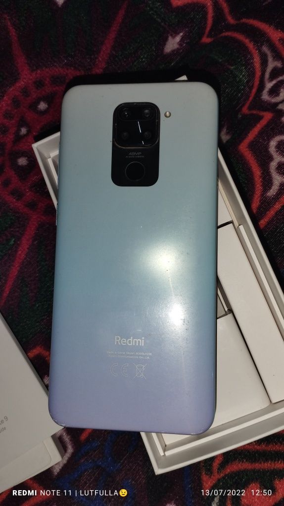 Redmi note 9 . 64 pamit келишамиз