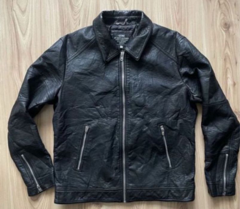 JACK & JONES / мъжко кожено яке XL