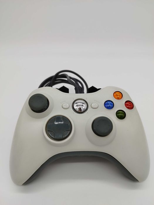 Контролер за Xbox 360 - жичен, Бял