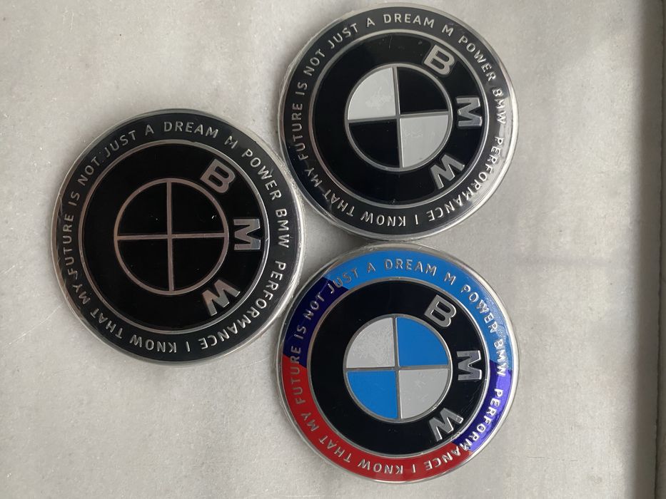Emblema BMW 72mm Noi