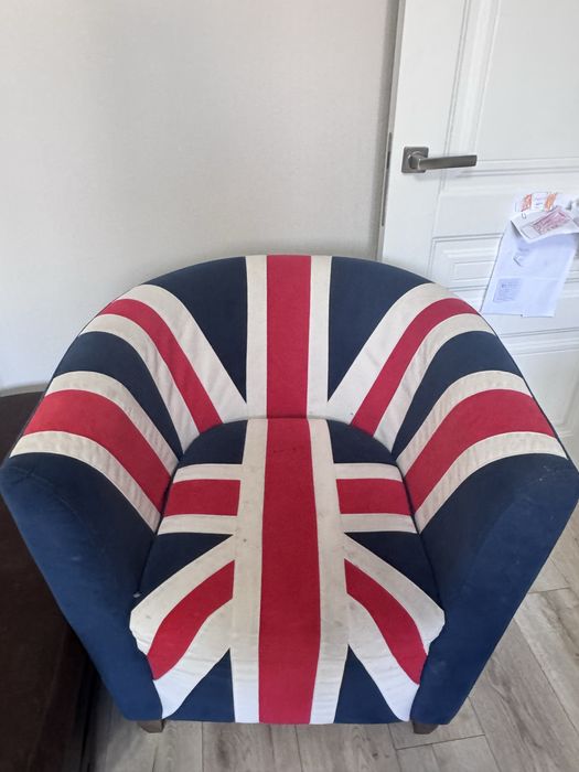 Кресло британский флаг