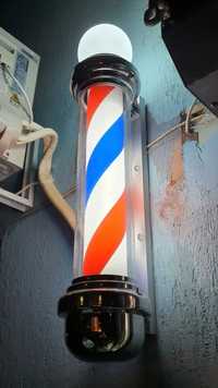 BARBER American Pole reclama luminoasa Frizerie 85 x 25 cm