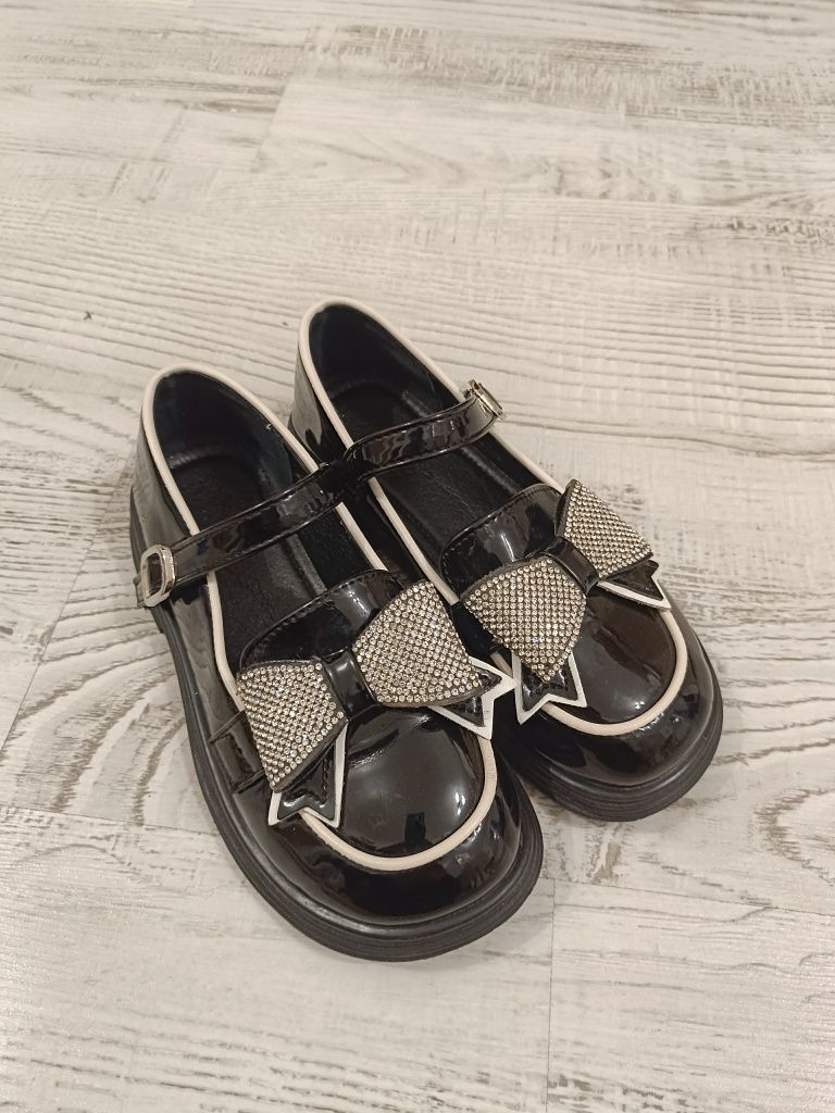 Pantofi mocasini școală 20 cm interior