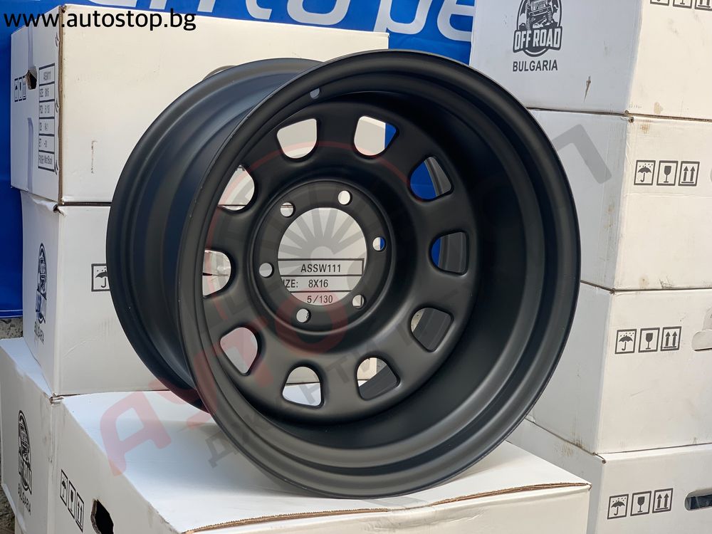 16" 10J 6x139.7 ET -44 Джанти Стоманени 4x4 Минусови Toyota Nissan