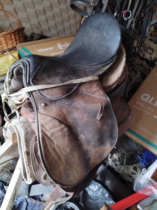 Șa de piele originala