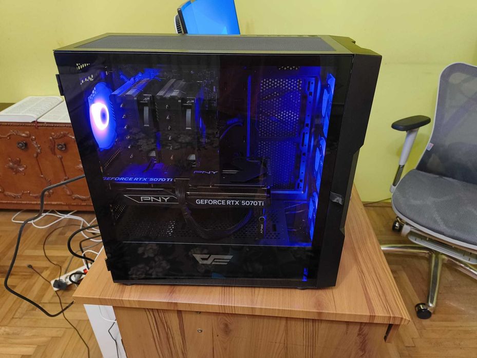 Unitate Gaming cu ryzen 7 9800x3d si rtx 5070ti , 32 gb 6000 ,noua