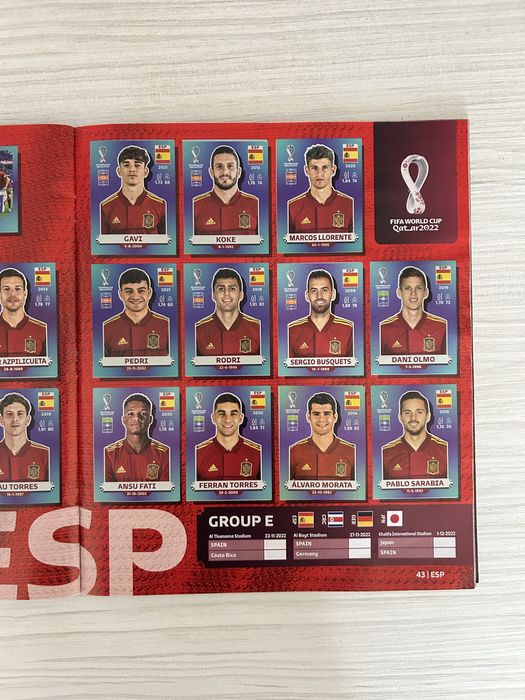 Panini World Cup 2022 – напълно попълнен официален албум