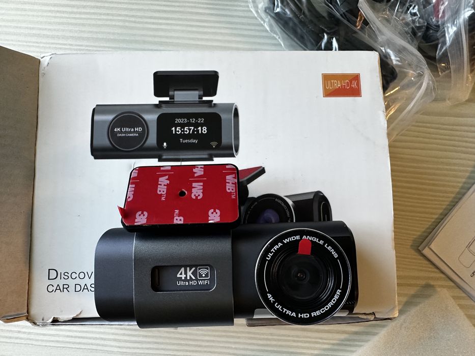 Camera de bord 4k dual si gps/wifi