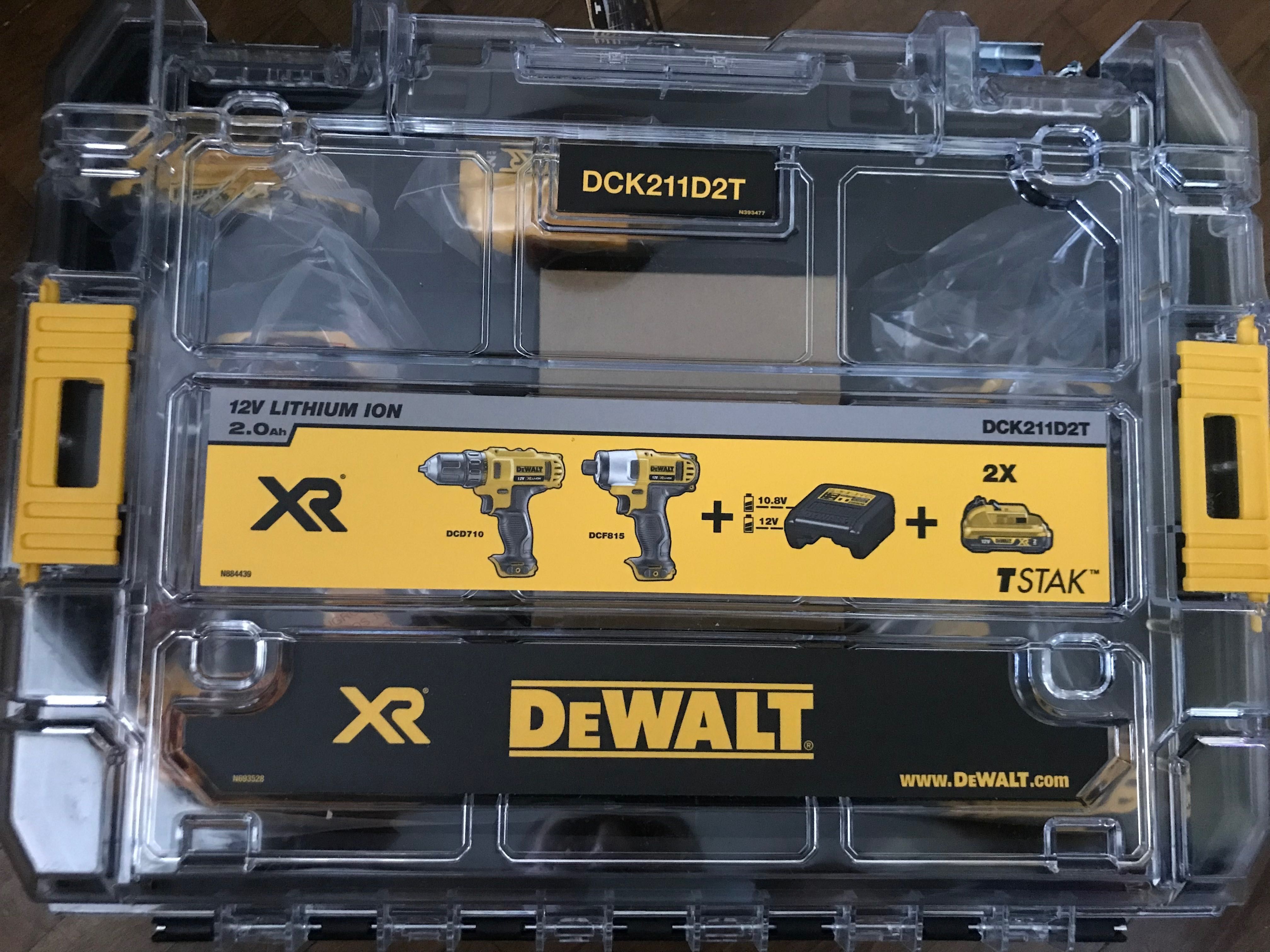 DEWALT Винтоверт DCD710N Импакт DCF815 12V 2 Батерии x 2Ah Зарядно