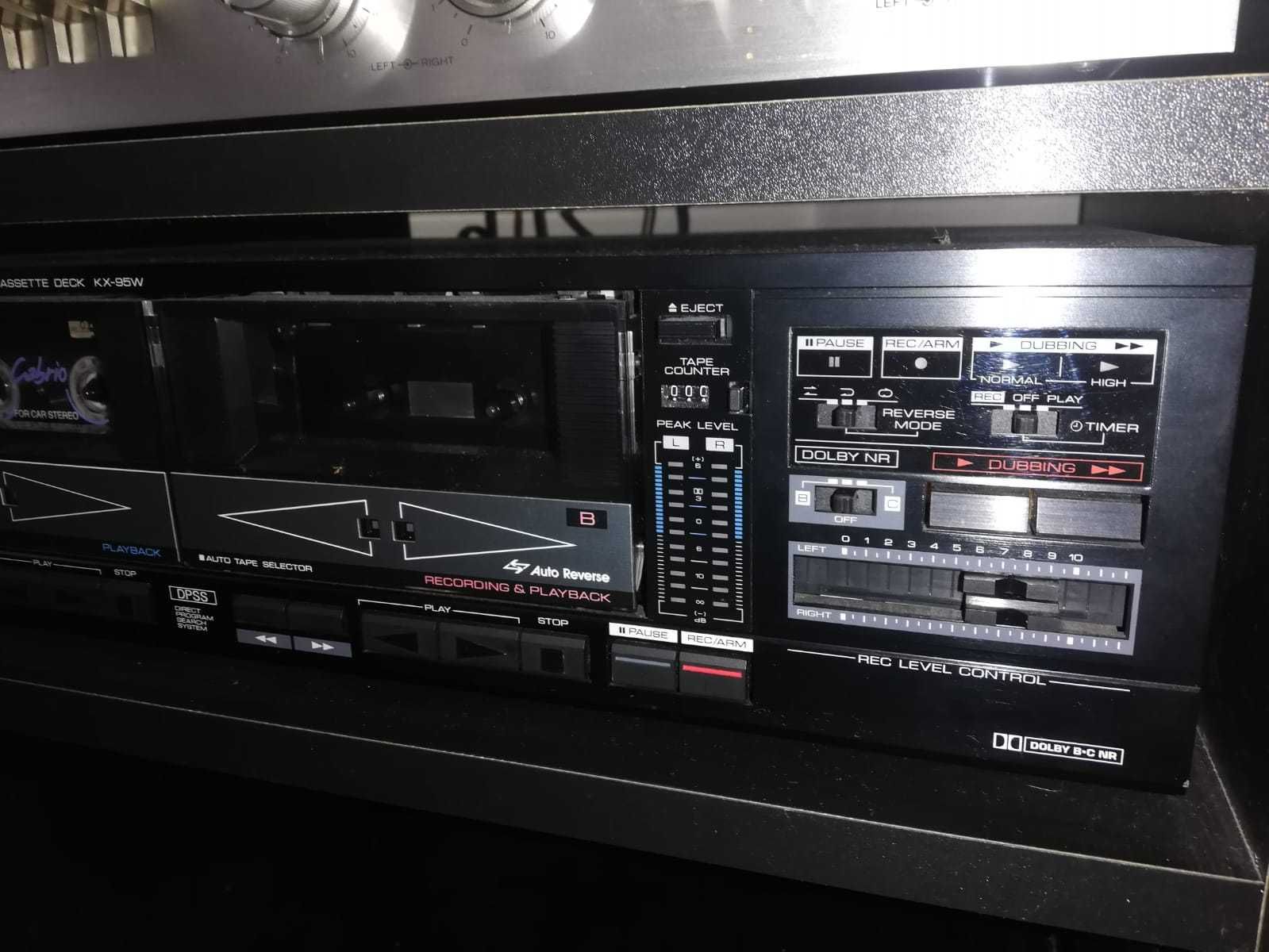 casetofon deck kenwood kx 95w autorevers