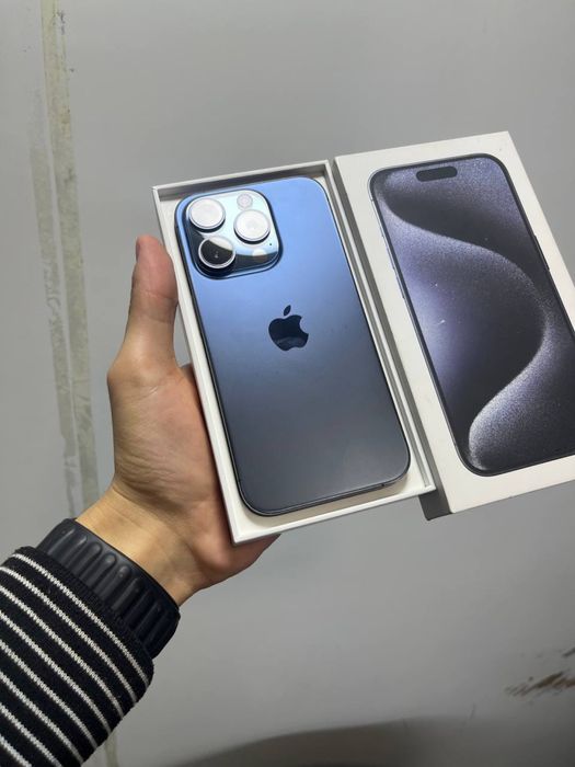 Iphone 15pro 256gb karobkali 2ta sim