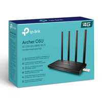 Wi-Fi роутер TP-Link Archer C6U AC1200  гигабитный
