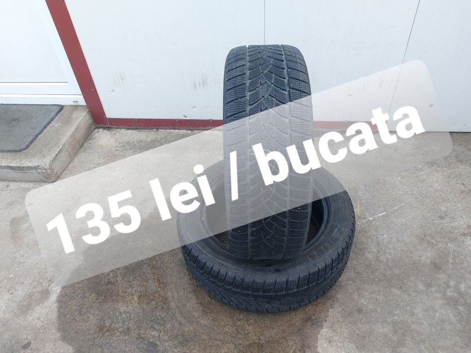 135 lei bucata! Doua bucati M+S/IARNA 225 55 18 Goodyear