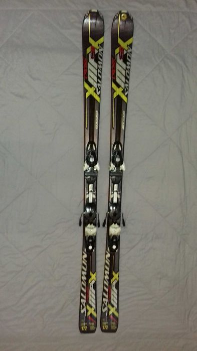 Горные универсальные лыжи salomon 172см.