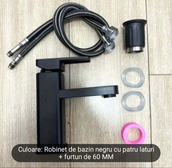 Baterie lavoar patrata