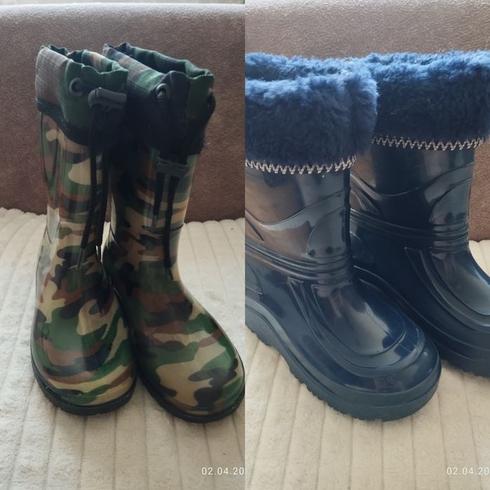 Продам детские резиновые сапоги