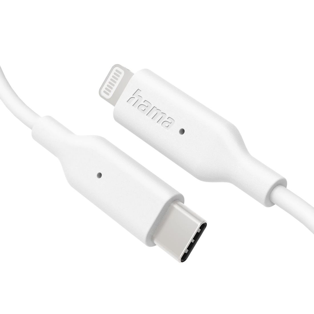 HAMA Кабел USB-C - Type-C/Lightning, 1м бял зареждане Дата HAMA-201598