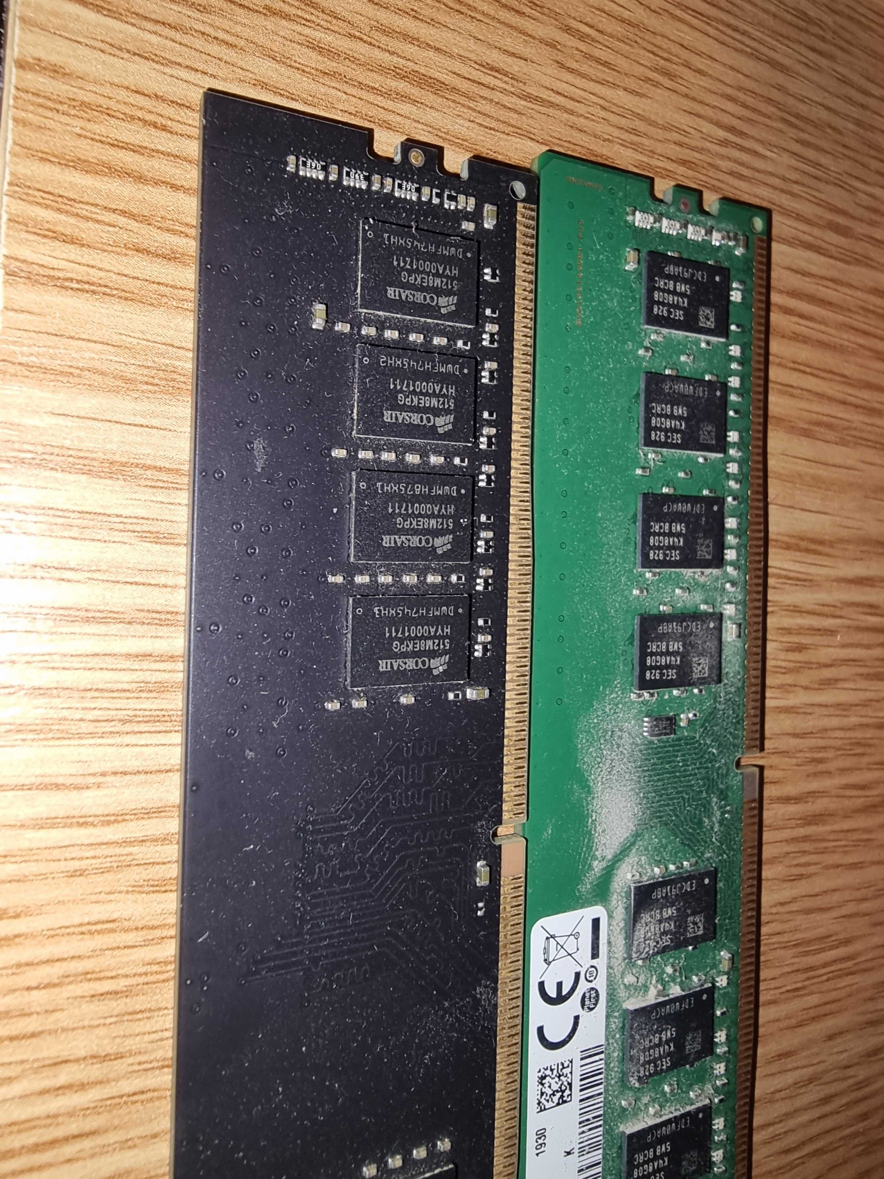 Memorie ram SAMSUNG 8 GB ddr4 si CORSAIR 4GB ddr4