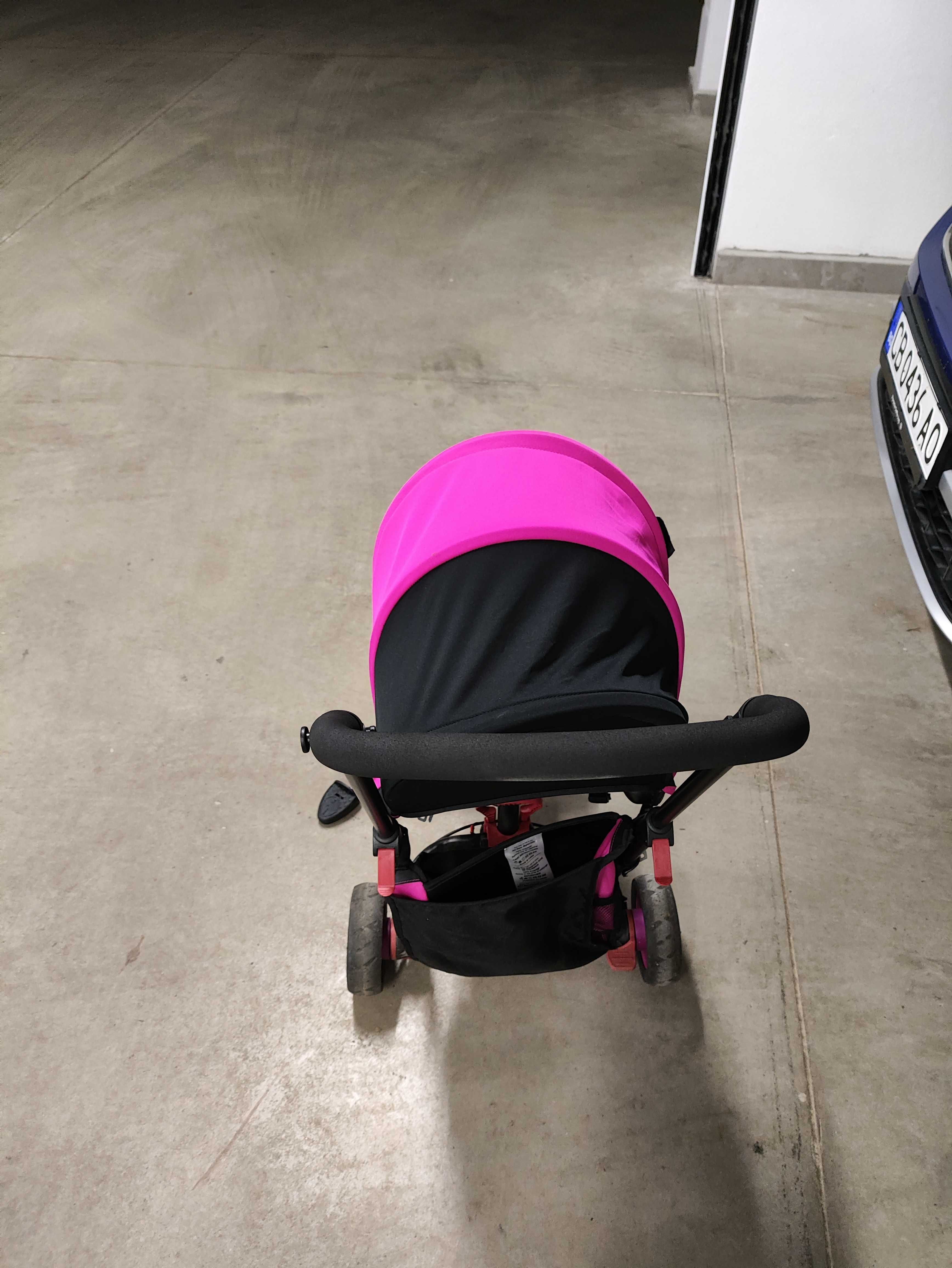 Сгъваема триколка 6-в-1 smarTrike STR3, розова