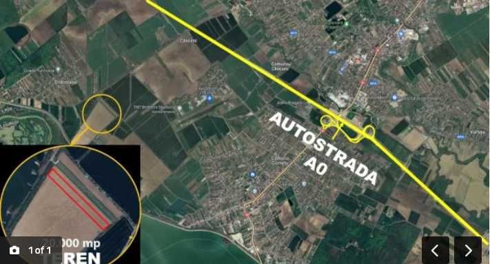 Teren 20.000 mp – Cornetu / Clinceni / Ordoreanu – acces Autostrada A0