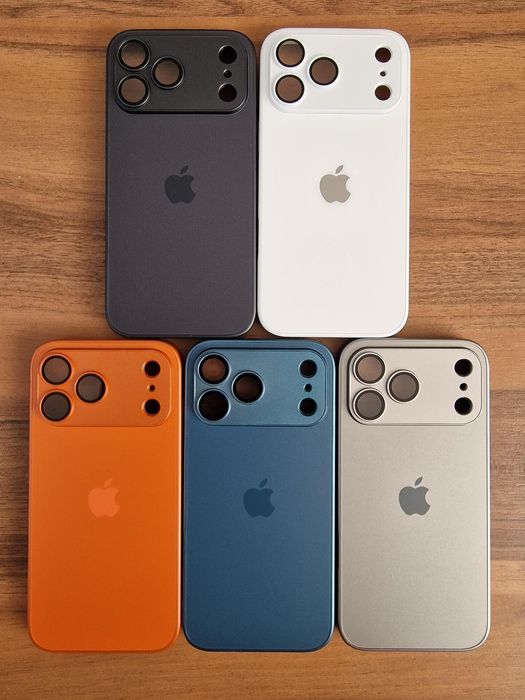 Матов Стъклен Кейс за Apple iPhone 17 Pro Max - Различни цветове