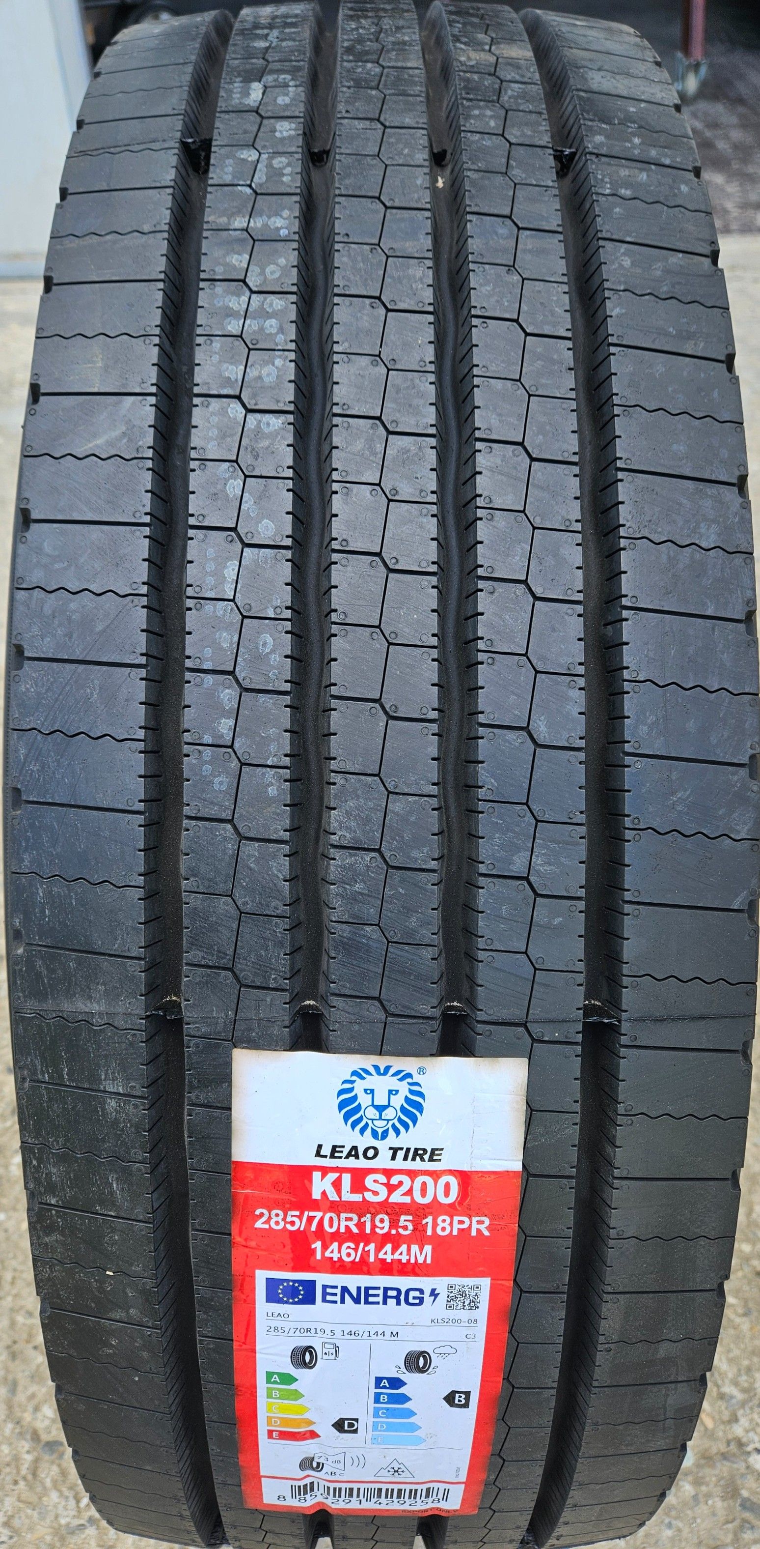 285/70 R19.5, 146/144M, LEAO, Anvelope directie M+S, 18 pliuri