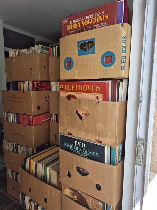 Vând lot 100lp discuri vinil cu muzică clasică mixta în stare bună