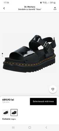 Sandale dr martens incaltate o data, fara semne de uzura sau defecte,