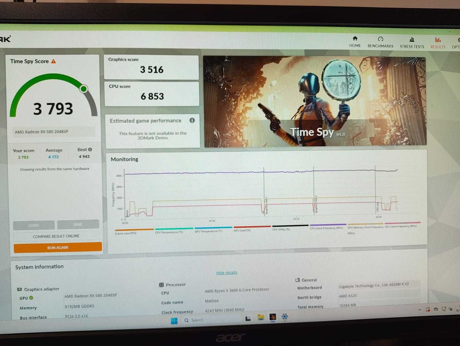 PC Gaming NOU - AMD Ryzen 5 3600, Radeon RX 580 8GB, 32GB RAM
