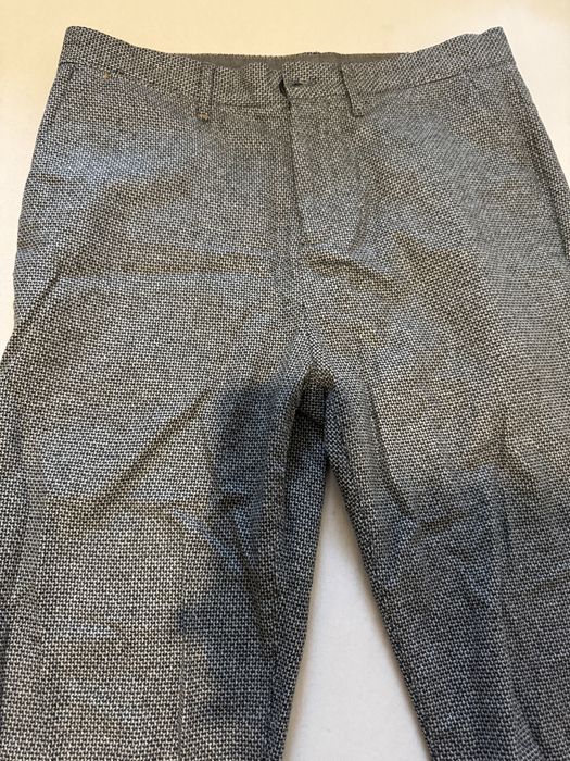 Pantaloni stofa de lana Zara, gri cu picatele 40 M