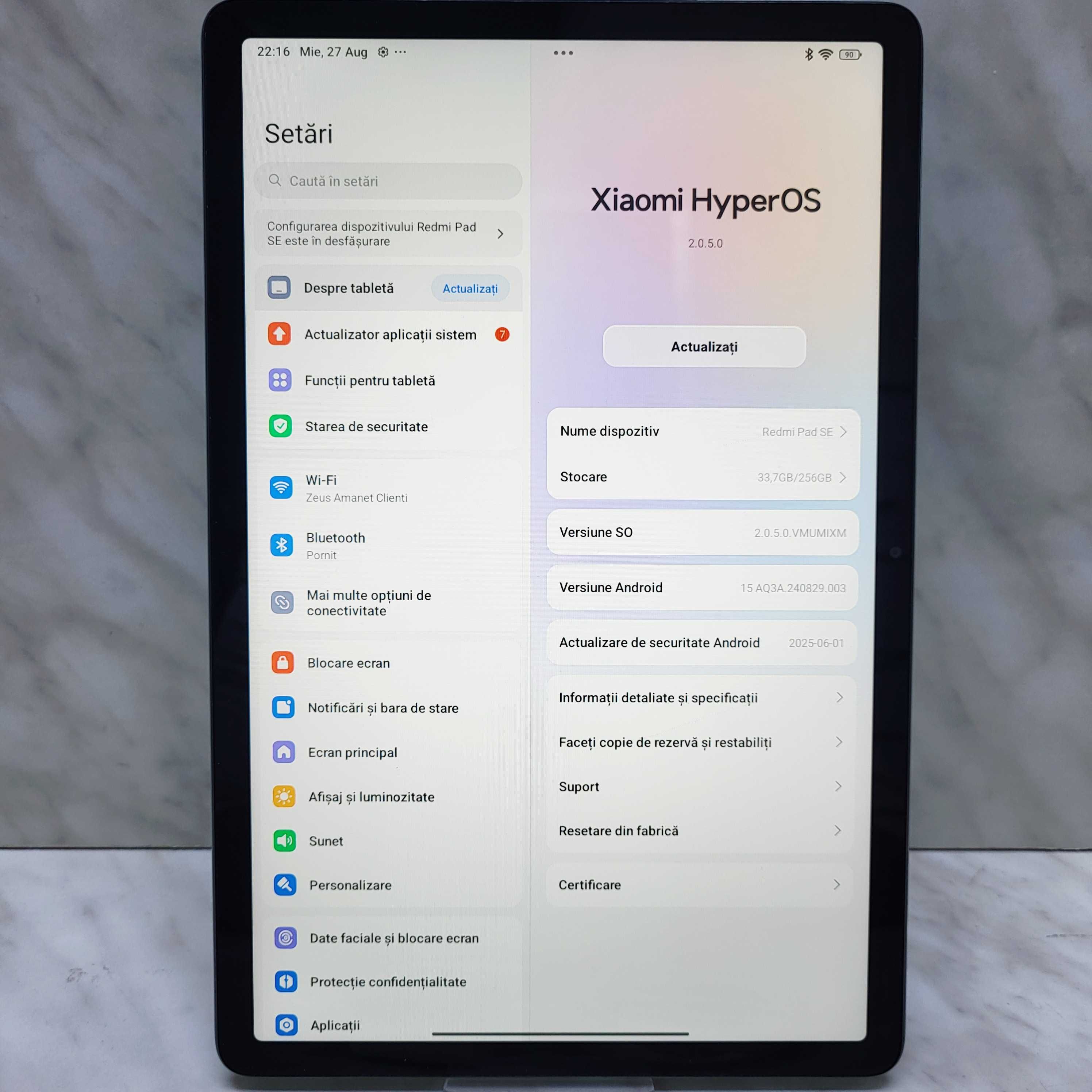 Tableta Xiaomi Redmi Pad SE, 8GB RAM, 256GB, Wi-Fi, Mint Green